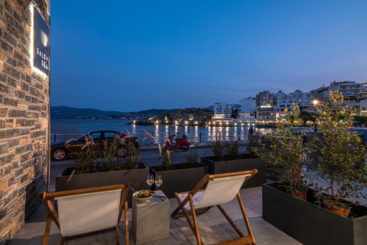Beachfront Salty Sea Luxury Suite 2 圣尼古拉奥斯 外观 照片